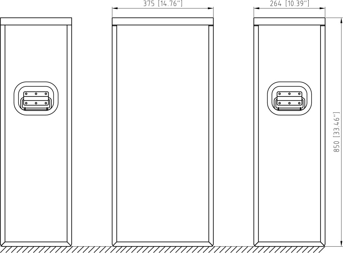 Drawing for HS Waste Bin Top Load(for TH0007-A02)