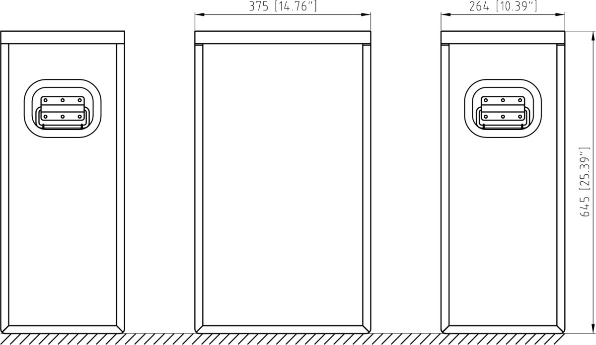 Drawing for HS Waste Bin Top & Door Load(for TH0007-A01)