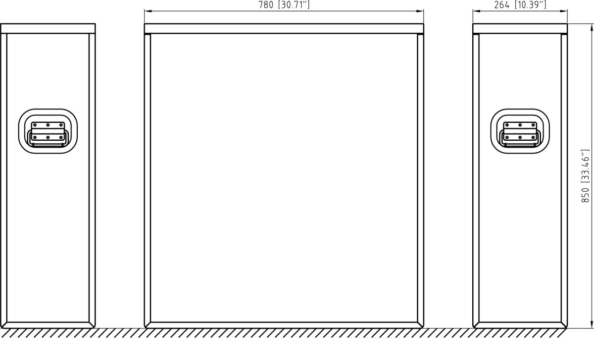 Drawing for FS Waste Bin Top Load(for TF0011-A02)